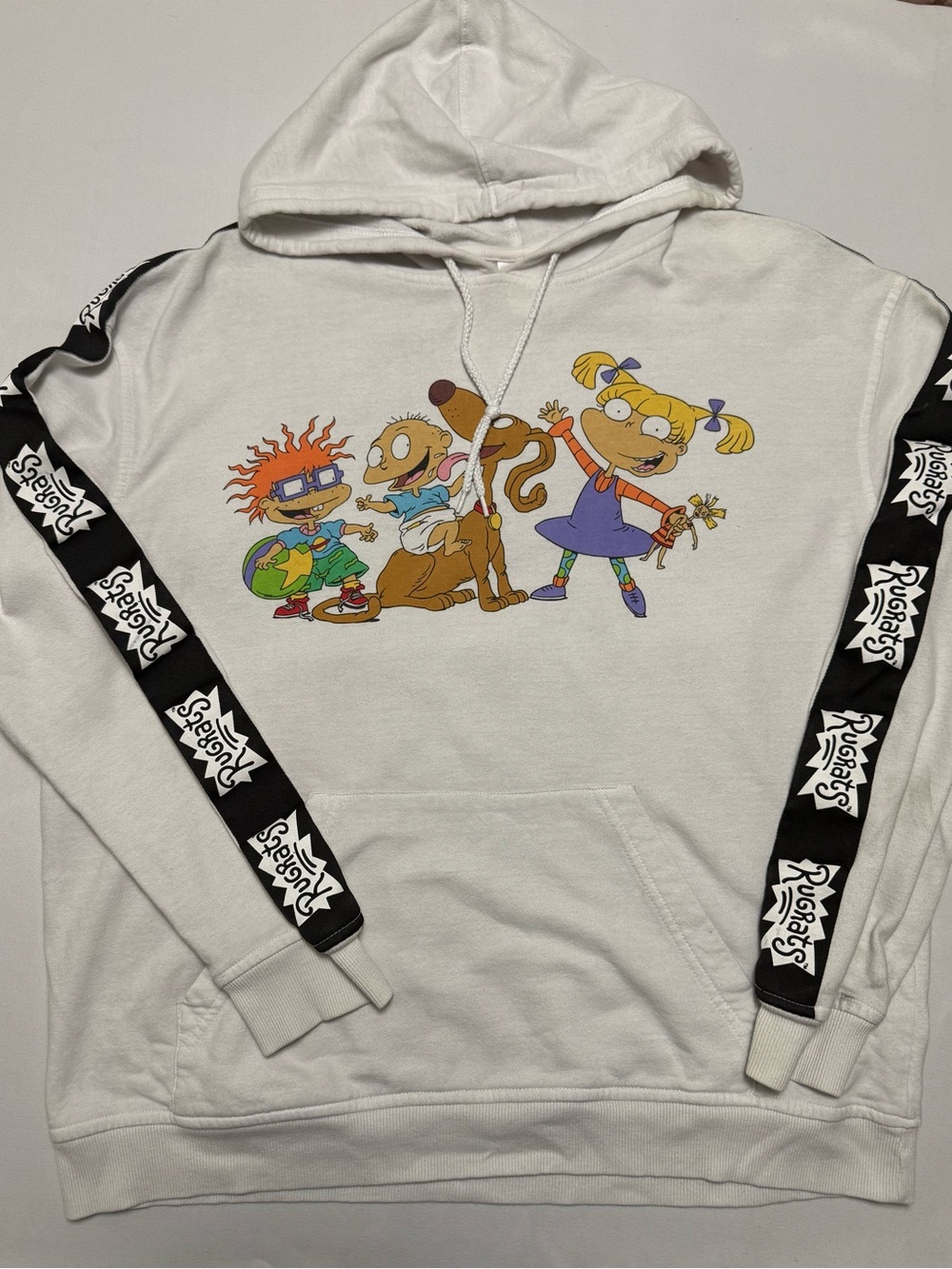 Nickelodeon White Hoodie with Rugrats Graphic